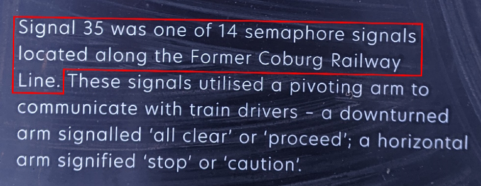 information sign